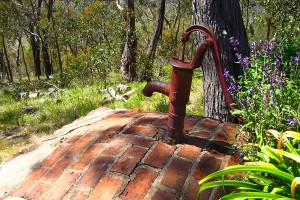 Old water pump.