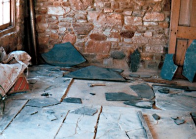 Slate flooring - Trestrail Cottage, bed and breakfast accommodation